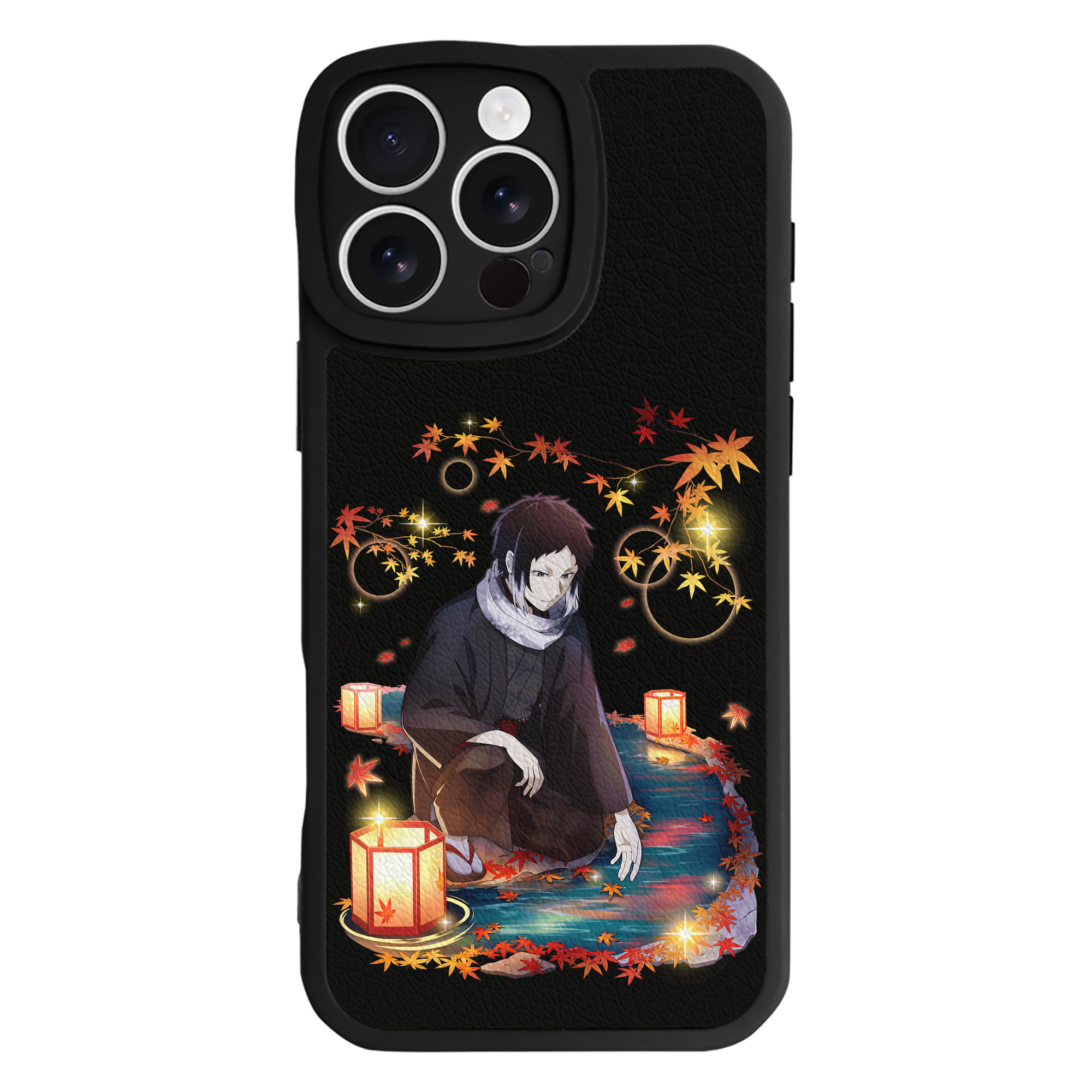 （画像用） 文豪ストレイドッグス Bungo Stray Dogs 【iPhone 16シリーズ対応】シリコンスマホケース（レザー調） 材質：シリコン